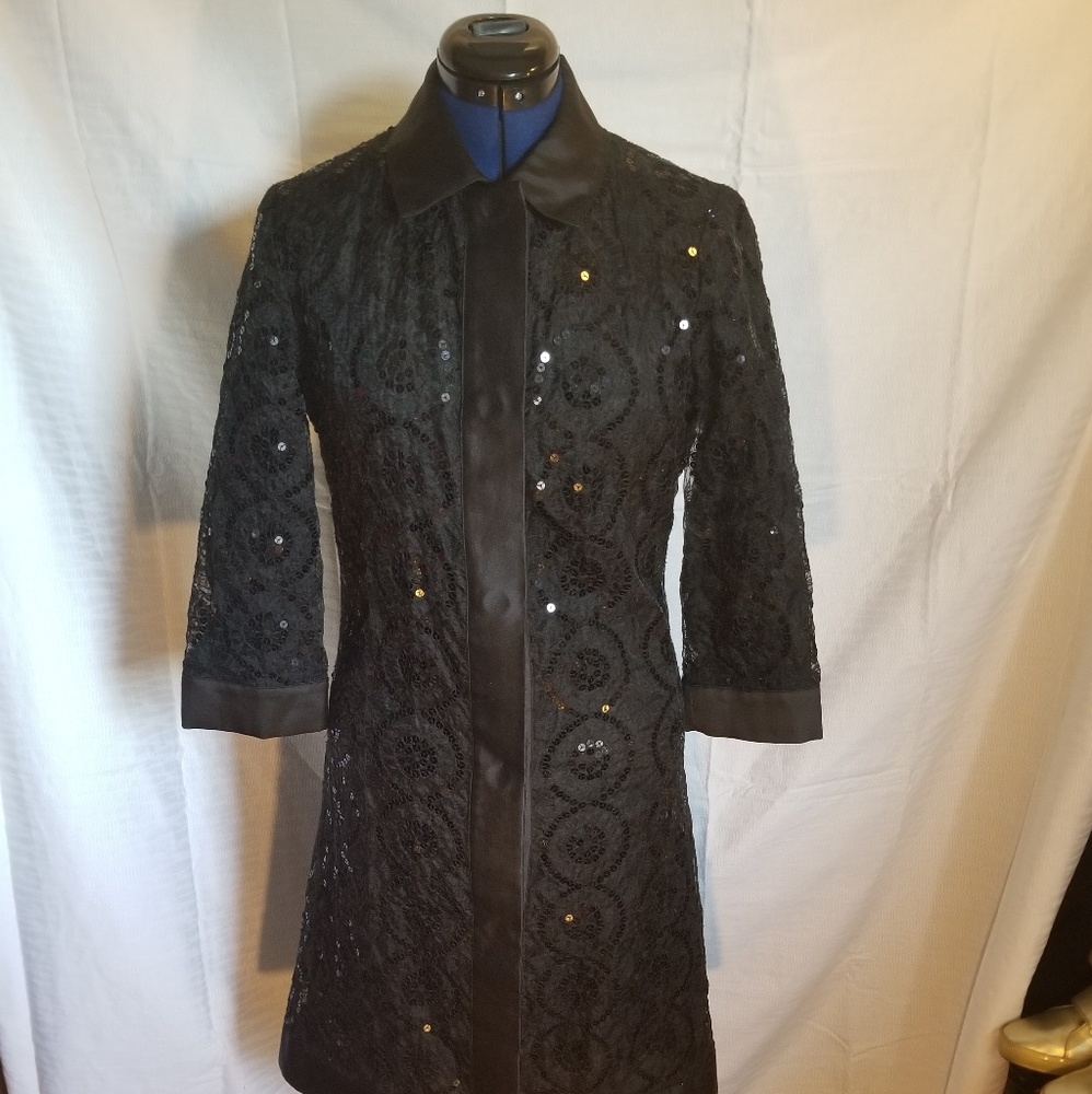 Black Elegant Tori Burch Dinner Jacket